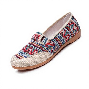 Chaussures de marche décontractées pour femmes, mocassins à enfiler, semelle plate, bout rond, pour un usage quotidien - Product Image 4