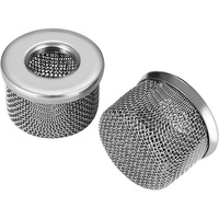 Saringan Inlet Pompa Lubang Persegi Diameter 32mm Bahan Stainless Steel 12 Mesh Double Screen Elemen Filter Saringan Efisiensi 99% untuk