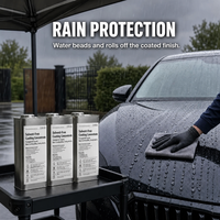 Peinture professionnelle haute brillance, revêtement cristallin concentré, résistant aux rayures, liquide en vrac pour l'entretien de la peinture automobile