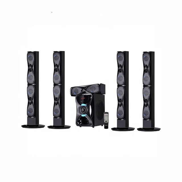 Professional Cheap Price Home Theater System Audio Hifi Stereo Sound Multifunction Bluetooth Subwoofer Heavy Bass 5.1 Speakers
