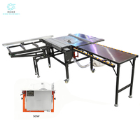 Scie à onglet coulissante mécanique Wanjia WJ600, scie à panneaux horizontale, nouveau produit, style très demandé, vente en gros