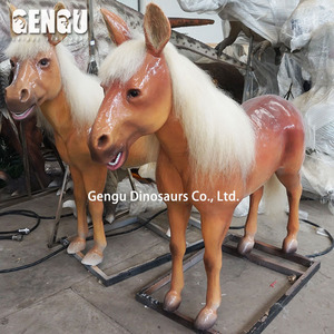 <span class=keywords><strong>Cavallo</strong></span> a Grandezza Naturale in Vetroresina per Parco Animali - Product Image 4