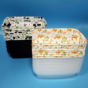 Microgolfkluis Bedrukte Plastic Lunchbox Met Deksels Pp Afhaalmaaltijden Bereiden Voedsel Voor Dagelijkse Afhaalmaaltijden - Product Image 5