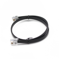 Câbles de raccordement téléphonique RJ12 6P6C pour intérieur Câble modulaire droit