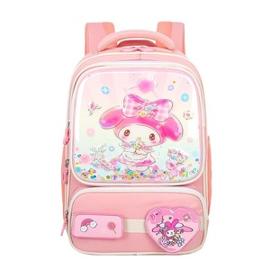 2025 dibujos animados bonitos para <span class=keywords><strong>Kuromi</strong></span> <span class=keywords><strong>mochila</strong></span> <span class=keywords><strong>escolar</strong></span> de gran capacidad impermeable niñas moda estudiantes de primaria cremallera forro de poliéster - Product Image 6