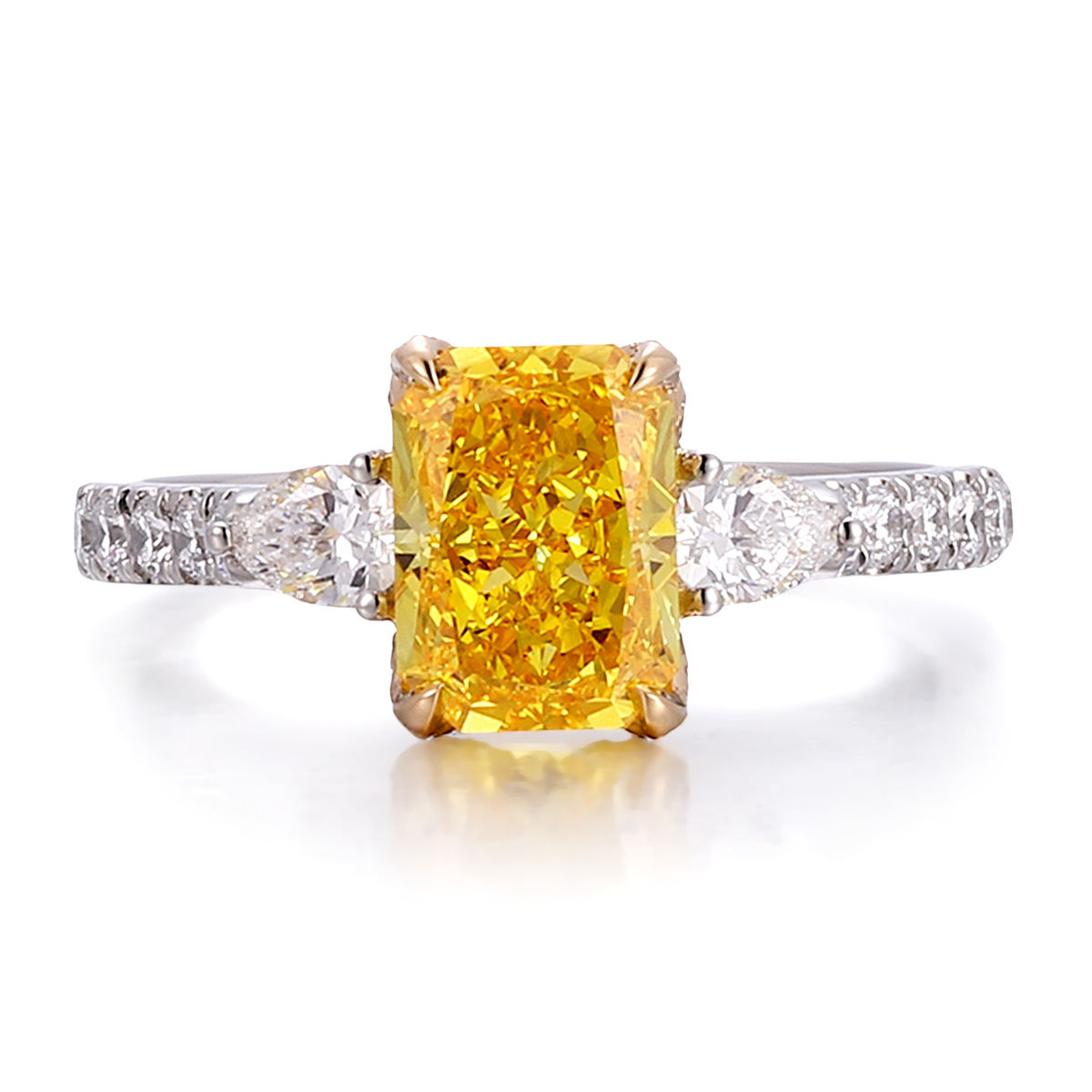 แหวนเพชรแล็บทองแท้ 18k