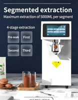 Machine à Infusion de Thé Commerciale Baiwin, Extracteur de Thé, Équipement de Préparation de Boissons pour les Boutiques de Thé à Bulles, les Magasins de Boissons, les Cafés