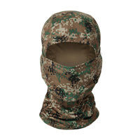 Penutup Kepala Balaclava Camo untuk Berkendara Motor, Bersepeda, Anti Angin, Penutup Wajah Penuh untuk Paintball, Tempur, Taktis, CS, Masker Satu Lubang 100%