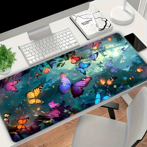 Alfombrilla <span class=keywords><strong>de</strong></span> Escritorio Extra Grande con Diseño <span class=keywords><strong>de</strong></span> Mariposas Vibrantes, Base <span class=keywords><strong>de</strong></span> Alta Calidad, Alfombrilla <span class=keywords><strong>de</strong></span> Ratón con Escena Submarina Colorida, Ideal como Alfombrilla <span class=keywords><strong>de</strong></span> Ratón Extragrande - Product Image 3