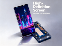 Untuk S8/S10/S22/S23/S24/S25 Plus Ultra 5G/4G Perangkat LCD Layar Sentuh Ponsel 6.6" In-cell/OLED Garansi Perbaikan 1 Tahun