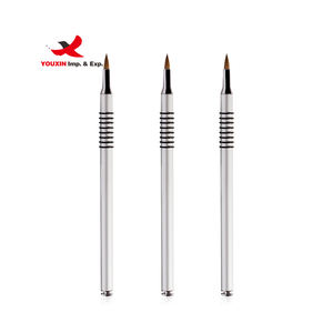 Pinceles para Uñas 3D de Fábrica a Bajo Precio, Mango Metálico Plateado Antideslizante, Pincel para Uñas Acrílicas, Se Acepta Logotipo - Product Image 5