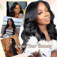 Perruques ondulées, cheveux humains brésiliens avec lace frontal, perruques de cheveux frontal en dentelle HD pré-plumées pour femmes noires, vente en gros de produits