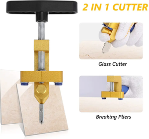 2-في-1 أداة قطع يدوية 6 ، بلاط ومرآة من فولاذ التنغستن ، كماشة كسر ، كماشة دعم ODM - Product Image 4