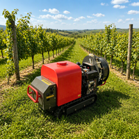 Pulvérisateur agricole sur chenilles UCARRY URS200 200L avec pompe RC, réservoir sous pression 280kg, équipement de verger haute sécurité