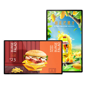 Tienda al por menor Android Pantalla táctil montada en la pared Lcd Pantallas publicitarias animadas para pantalla digital comercial - Product Image 5