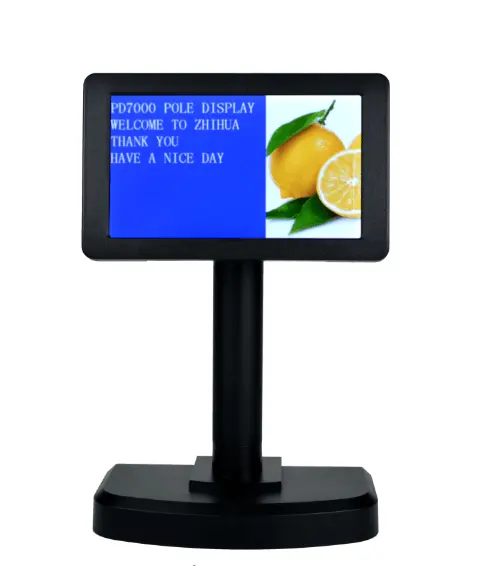 2/4 Lijnen Lcd Tft Klant Pole Display 800*600 Pixel Met Seriële Interface Usb Voor Pos Terminal