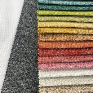Polyester <b>linen</b> look furniture fabric - Product Image 4