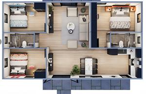 Petite maison préfabriquée pliable moderne et personnalisable de 20 pieds, design modulaire de 700 mm, ignifuge, pour usage extérieur/atelier/centre commercial - Product Image 5