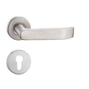 <span class=keywords><strong>Poignée</strong></span> de porte en acier inoxydable brossé pour entrée de villa - Design moderne, installation facile, durable - Product Image 2