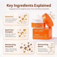 Crème Visage OEM Vitamine C Acide Tranexamique AHA pour Femmes – Éclaircissante, Anti-Âge, Hydratante, Correctrice – Pour Tous Types de Peau