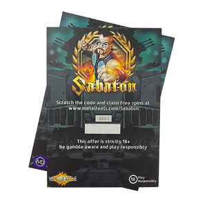 Bán buôn Scratch Off Xổ Số vé Cào thẻ tùy chỉnh trò chơi chiến thắng thẻ cào - Product Image 2