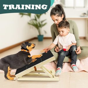 Tabla de rascado cuadrada de madera Petdom para perros con caja para premios, almohadilla antiestrés y lima de uñas, juguete para perros - Product Image 2