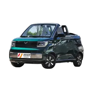 2023 Cheap Factory Supplier Price New Design High Quality Electric Mini EV Convertible Car wuling 4-Seat 120km for sale