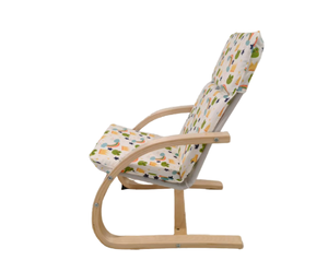 Sillón <span class=keywords><strong>Infantil</strong></span> Moderno, Cómodo, Seguro y Ergonómico, con Respaldo <span class=keywords><strong>Reclinable</strong></span>, Portátil, de Madera Curvada, para Niños - Product Image 3