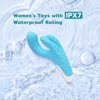 Meilleures ventes : Vibrateur lapin en silicone souple pour femmes avec 10 vibrations et étanchéité IPX7, jouet sexuel vibrant