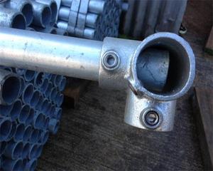 Abrazaderas de Llave para Tubos de Acero Galvanizado, Abrazadera Rápida con Llave Allen para Pasamanos, Vallas e Invernaderos - Product Image 6