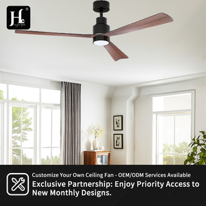 Ventilateur de plafond moderne à 6 vitesses réglables, moteur en cuivre pur 35W, très vendu pour la décoration intérieure - Product Image 5