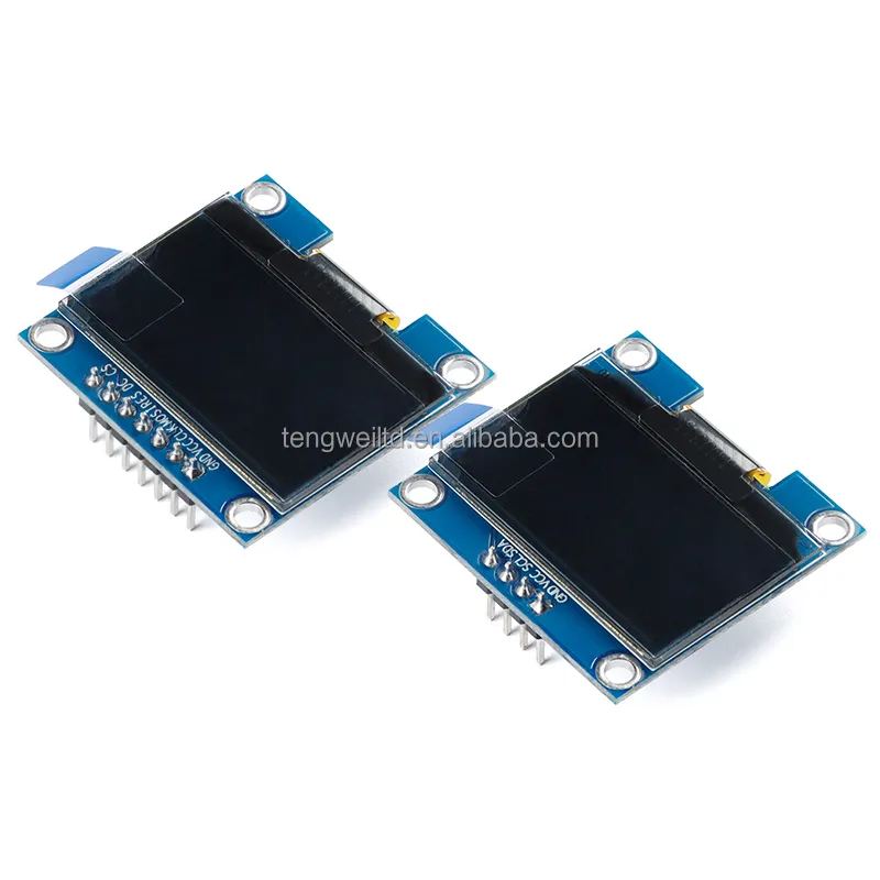 Modulo display LCD OLED da 0.96 pollici 0.96 "LCD bianco/blu/giallo-blu 128 x64 I2C scheda schermo IIC per Arduino