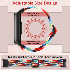 Correa de Repuesto Ajustable y Elástica para <span class=keywords><strong>Xiaomi</strong></span> Smart Band 10/<span class=keywords><strong>Xiaomi</strong></span> Smart Band 9/<span class=keywords><strong>Xiaomi</strong></span> Smart Band 8 NFC - Product Image 3