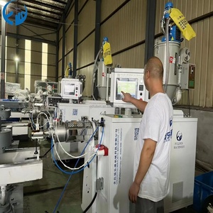Mesin pembuat pipa bergelombang irigasi selang fleksibel otomatis manufaktur produksi ekstruder plastik elektrik - Product Image 5