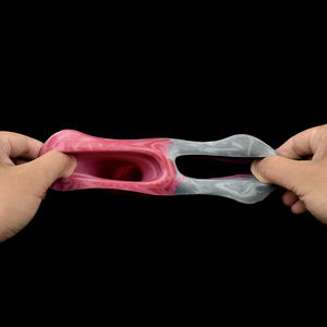 लिंग आस्तीन कंडोम का पुनः प्रयोज्य आसान साफ सिलिकॉन कॉक कॉक सेक्स खिलौना और पुरुषों के लिए लंबा - Product Image 4