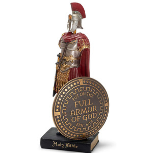 Armor of God-<span class=keywords><strong>soldado</strong></span> romano, figura <span class=keywords><strong>de</strong></span> sobremesa, roja, resina - Product Image 4