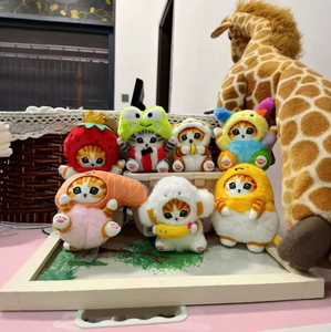 Porte-clés en peluche Kawaii, motifs Requin, Chat, Oeuf paresseux, <span class=keywords><strong>Fraise</strong></span>, <span class=keywords><strong>Prince</strong></span>, Grenouille aux grands yeux, Saumon, Lapin, en peluche douce, breloque <span class=keywords><strong>de</strong></span> sac, cadeau pour - Product Image 1
