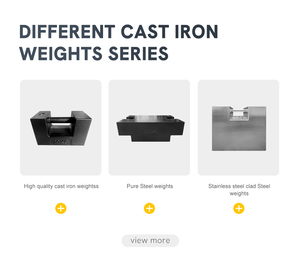M1M2 500kg 1000kg poids de test contrepoids en fonte pour balance de véhicule - Product Image 6