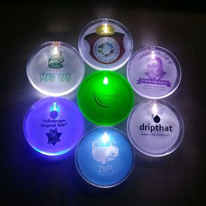 Nhà Máy Giá biểu tượng tùy chỉnh Led nhựa nhấp nháy Nút Chân huy hiệu Vòng trống dẫn huy hiệu cho xúc tiến Đảng sinh nhật trang trí nội thất - Product Image 5