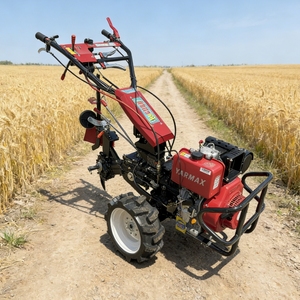 Cultivateur diesel 9 CV haute productivité, motoculteur à double essieu sur roues, robuste, meilleur choix pour la plantation de champignons en serre - Product Image 1