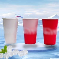 Gobelets de camping magiques en aluminium réutilisables et jetables de 500 ml pour boissons froides, jus, bière - Fabricant de gobelets de bar personnalisés en gros