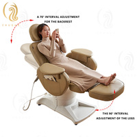 Fauteuil de massage électrique de luxe réglable en hauteur pour salon de beauté et spa, lit de beauté électrique pour soins du visage – Vente directe fabricant Chuque