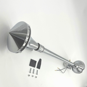 Trompette à <span class=keywords><strong>air</strong></span> avec couvercle, un seul tuyau - Product Image 3