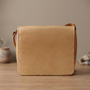 Biyadina Store's Elegant Premium Calfskin Leather Clutch Solid Pattern Stylish Travel Accessory for <b>Women</b> Brown <b>White</b> Zipper - Product Image 3