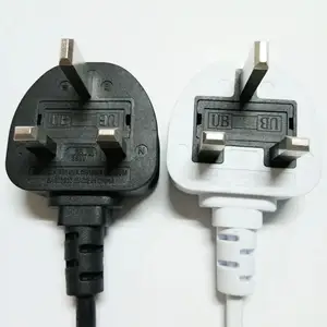 2-poliges Stromkabel uk 10A 13A 5A 3A 7A Netz kabel Verlängerung kabel C13 uk Netz kabel uk Stecker kabel