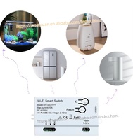 Module de commutation sans fil WiFi Tuya intelligent 1CH 433Mhz, récepteur RF DC7-32V, relais WiFi 433mhz 10A DIY