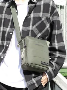Bolsos Cruzados para <span class=keywords><strong>Hombre</strong></span>, Impermeables, <span class=keywords><strong>de</strong></span> <span class=keywords><strong>Tela</strong></span> Oxford, <span class=keywords><strong>Bolsa</strong></span> <span class=keywords><strong>de</strong></span> Hombro Ligera para Teléfono, para Senderismo y Escalada, 1713-12 - Product Image 2