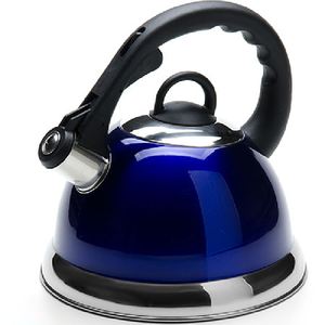 Bollitore Fischietto in Acciaio Inossidabile da 3L di Alta Qualità, <span class=keywords><strong>Teiera</strong></span> Blu con Manico Resistente al Calore, Ecologico <span class=keywords><strong>per</strong></span> Fornelli a Gas e a Induzione - Product Image 4
