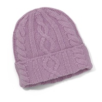 Bonnet d'hiver en tricot torsadé personnalisé, bonnet d'hiver en laine mérinos tricoté torsadé pour femme, bonnets jacquard pour femme