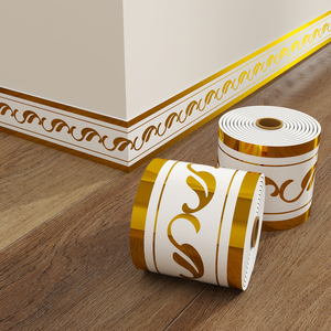 Décoration murale de luxe pour la maison, <span class=keywords><strong>plinthes</strong></span> autocollantes en PVC imperméables, autocollants muraux pour la décoration intérieure - Product Image 6